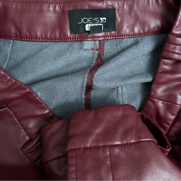 Joe's Jeans Mia Vegan Leather Pants Size 29 - Picture 6 of 7